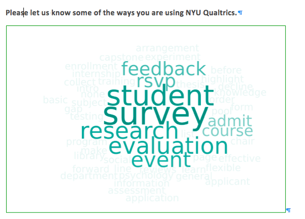 Survey of How Users are Deploying Qualtrics